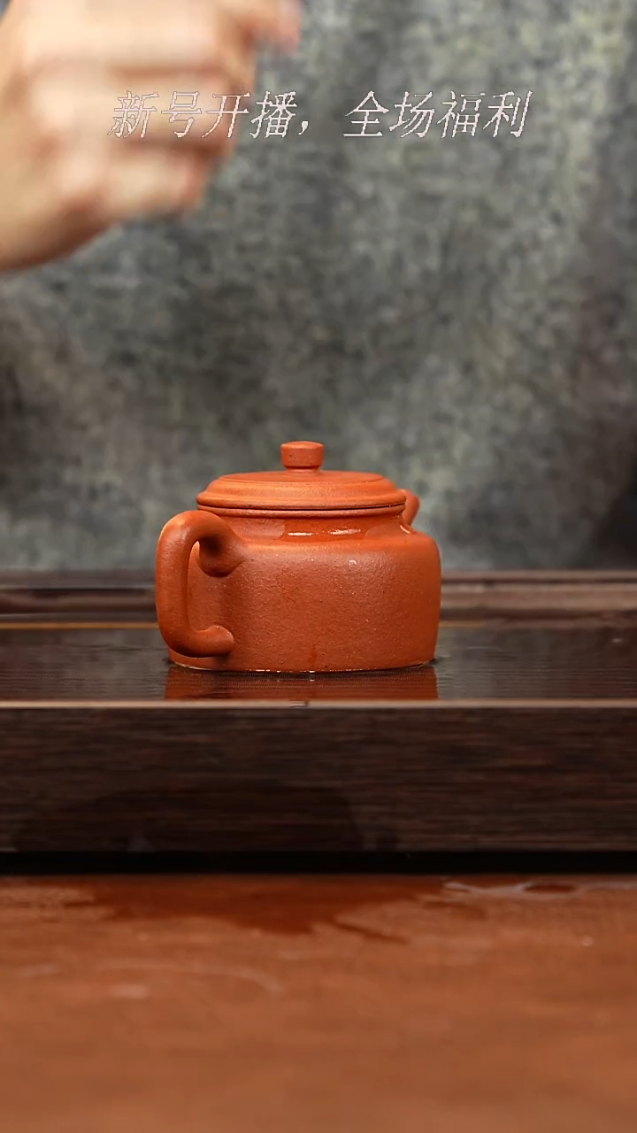 茶壶紫砂26y11赵庄老朱泥德钟