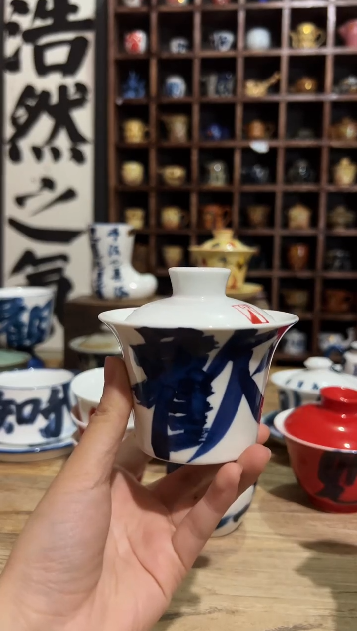 【闪购商品】观云听雨原创手绘茶具