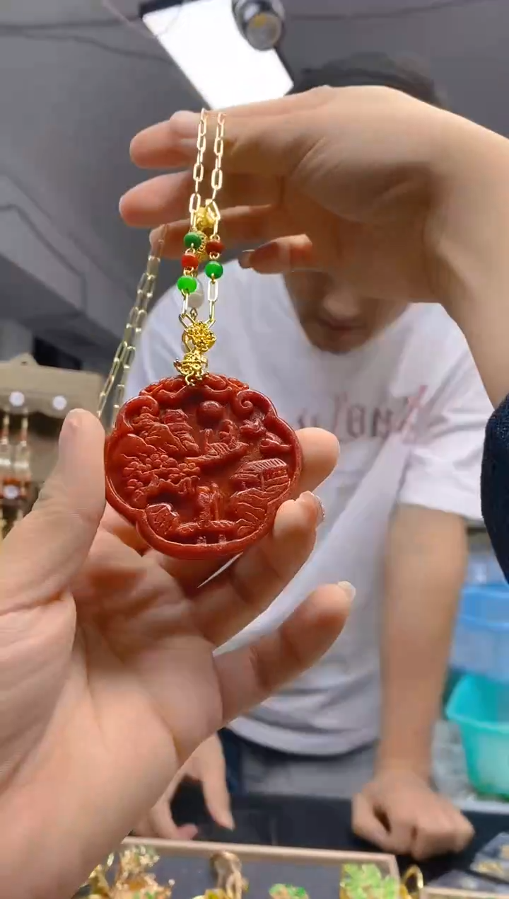 【闪购商品】翡翠耳饰合金391翡翠锁骨链