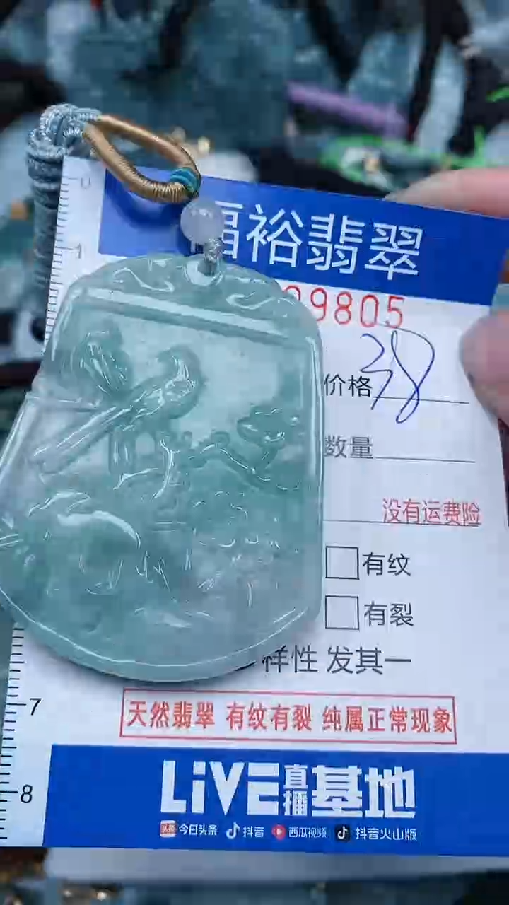 【闪购商品】翡翠颈饰未镶嵌...0009805