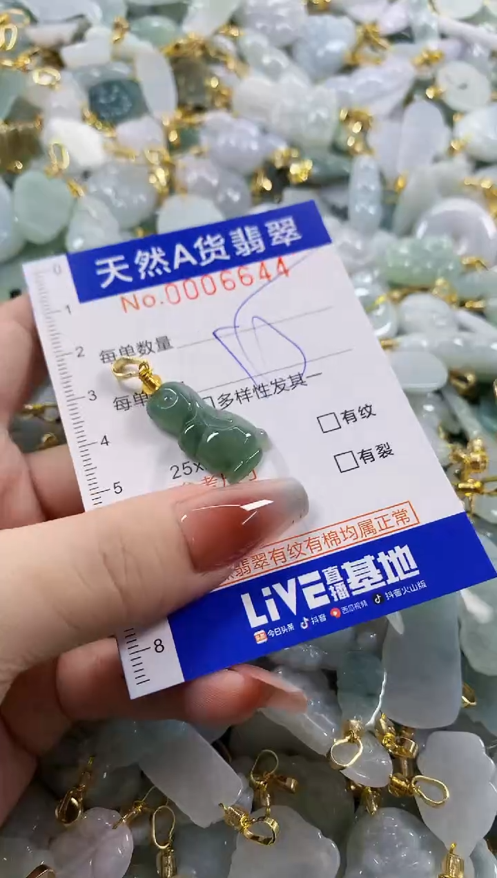 颈饰未镶嵌翡翠天然A货翡翠