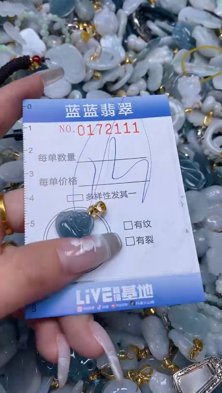 【闪购商品】翡翠颈饰未镶嵌闪购0172111多样性发其一