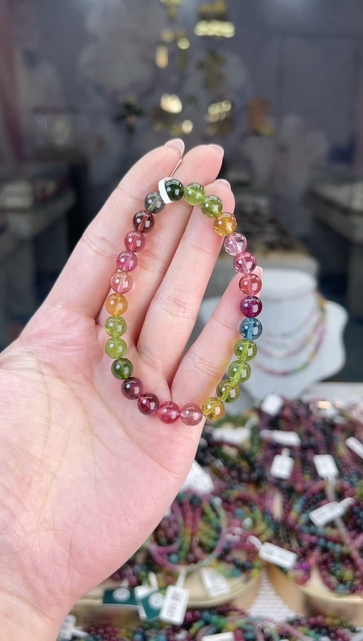 【闪购商品】碧玺/未镶嵌7mm+碧玺单圈多样性发货