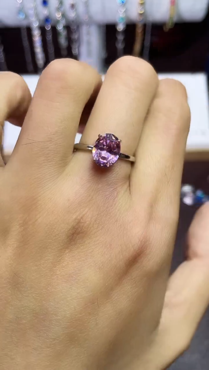 合金合成钻石干枯玫瑰戒指