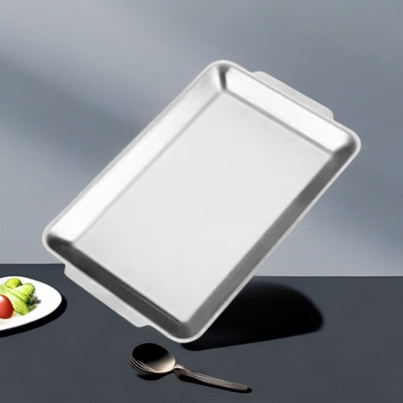 煎盘304不锈钢煎肉盘烤盘结实耐用经济实惠户外长方形折叠烧烤炉