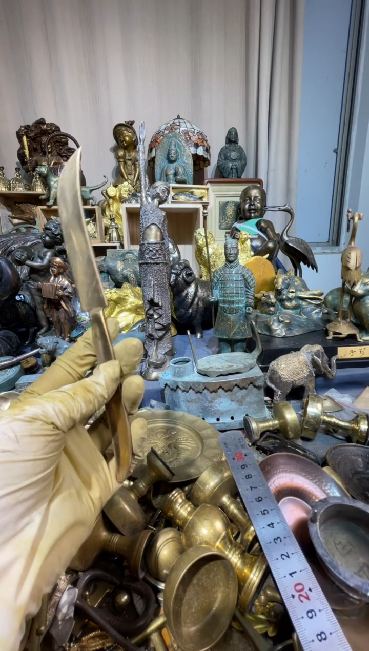 大阪回流铜器摆件9