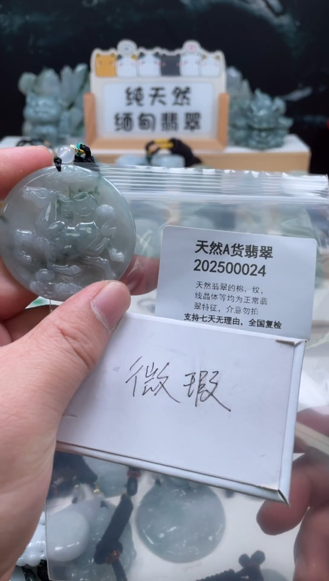 颈饰未镶嵌翡翠翠峰翡翠202512100005