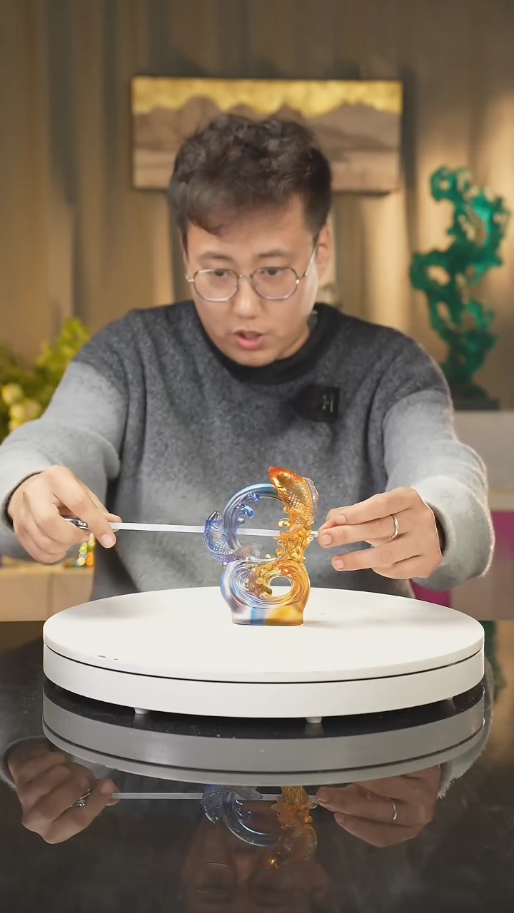 【闪购商品】雅致水晶琉璃 摆件 花器 果盘 茶酒具