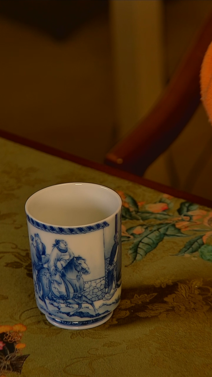 杯手工手绘杯杯很美丽