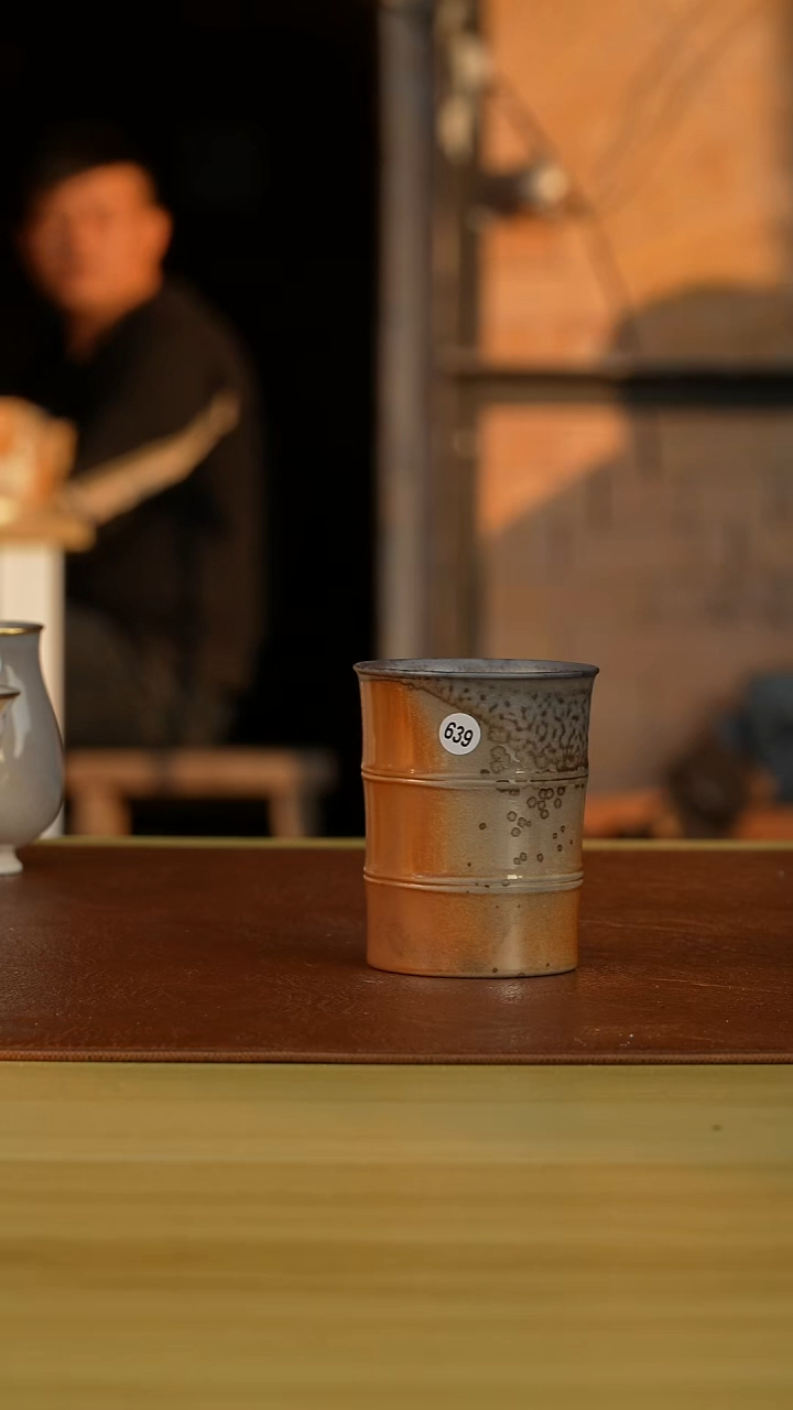 【窑宝】厚山柴烧雪茄落灰【639】包银发