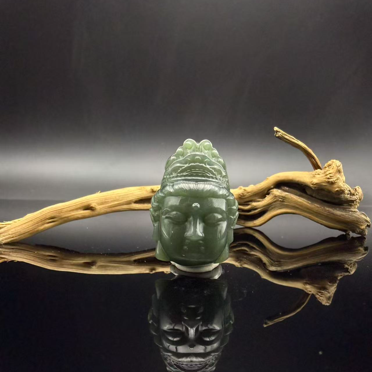 和田玉佛手吊坠3886