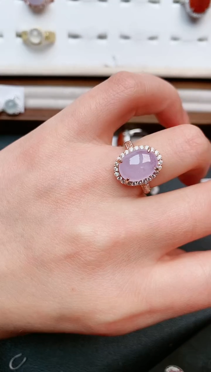 【闪购商品】翡翠戒指银S925镶嵌0000