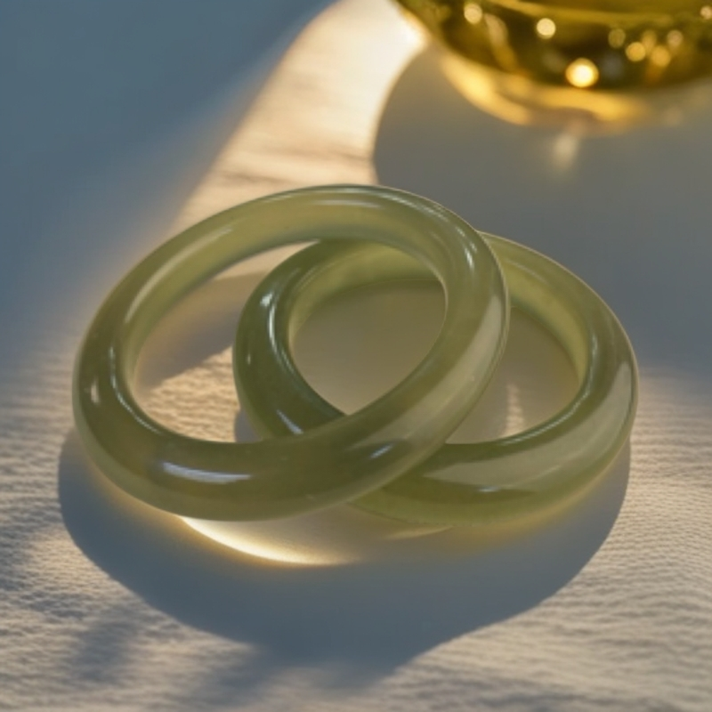 岫玉灰冰远山戴手镯多样性随机发一