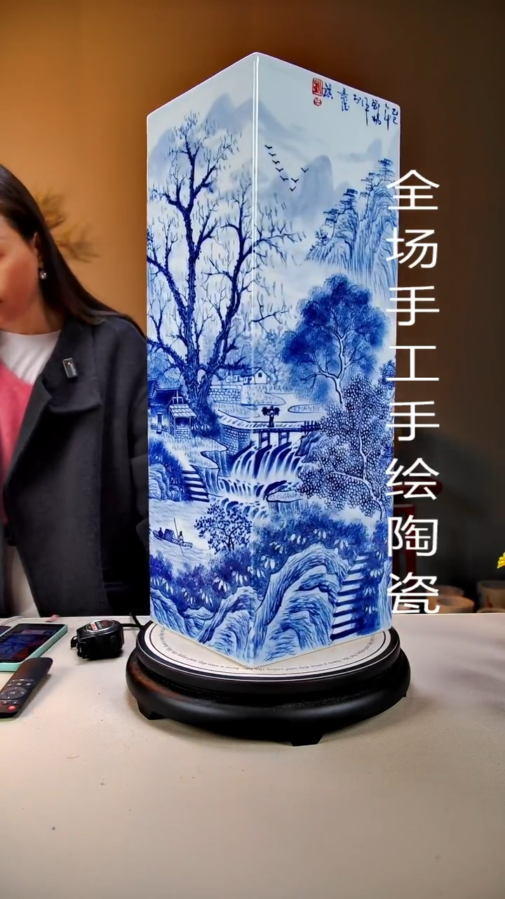 摆件陶景德镇手绘陶瓷26