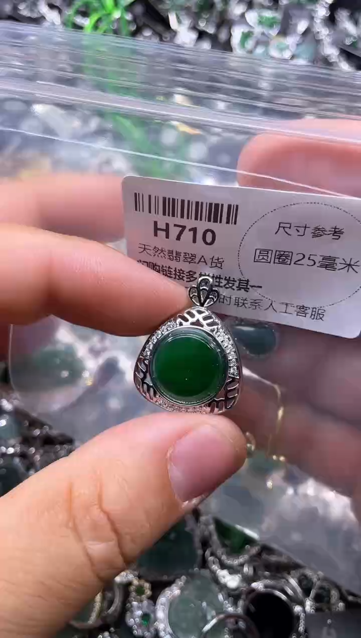 【闪购商品】翡翠颈饰未镶嵌H710吊坠