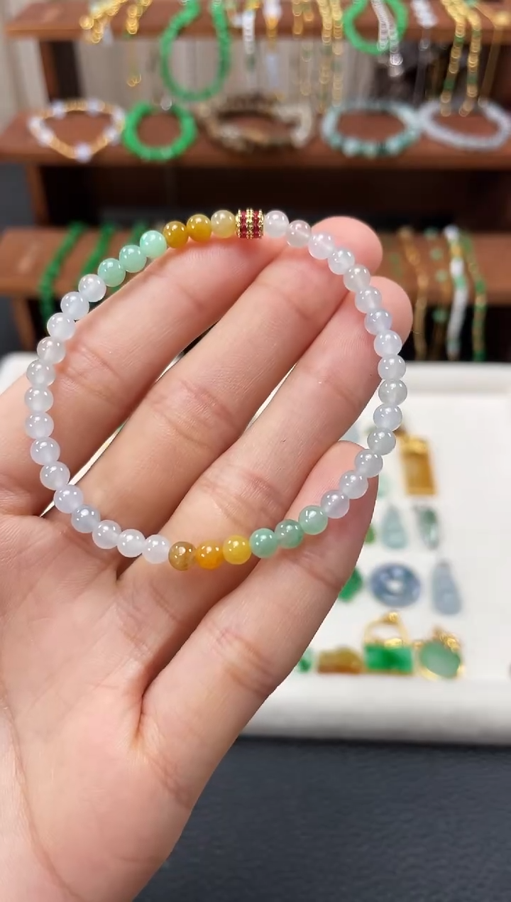 【闪购商品】翡翠套链未镶嵌一个  JK315