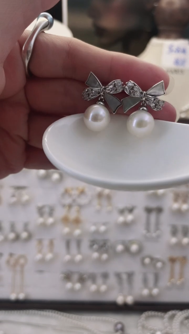 合金耳饰淡水珍珠72圆珠默认微瑕10.4