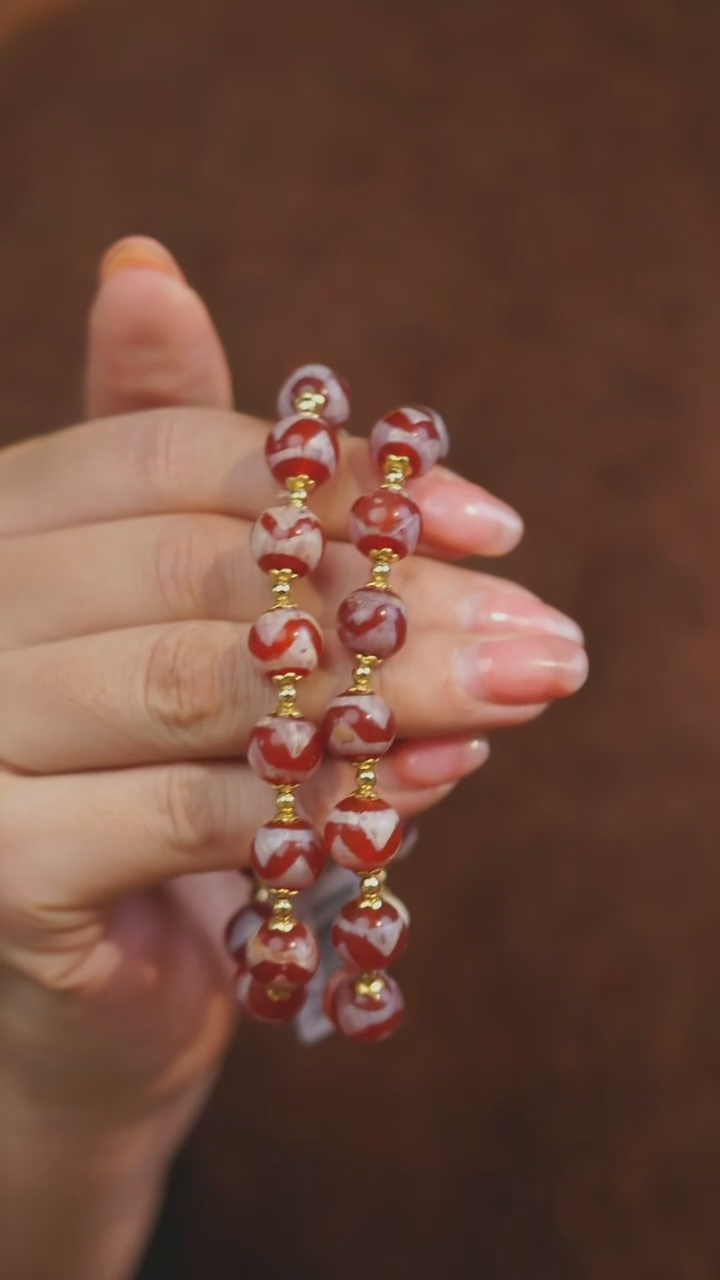 【闪购商品】玛瑙/玉髓手串未镶嵌多样性发一