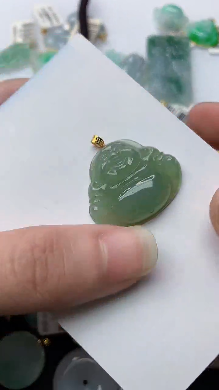 【闪购商品】翡翠颈饰18K金镶嵌89.........