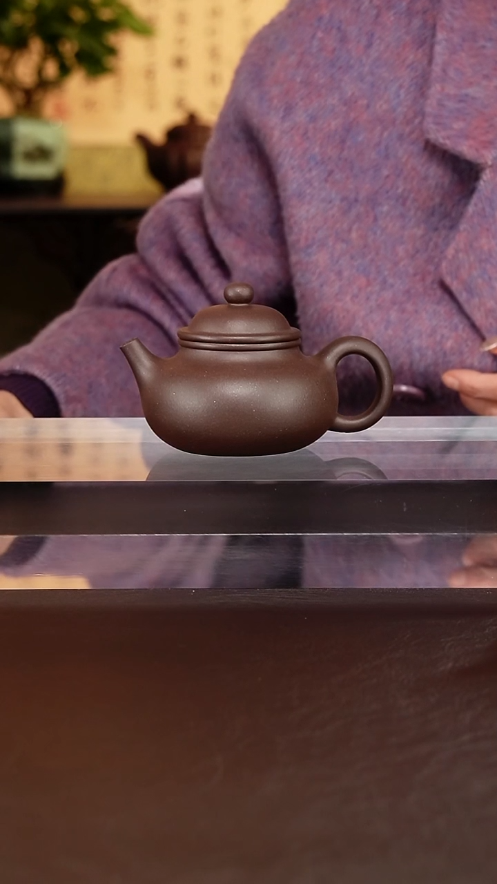茶壶紫砂南*底槽青200毫升111