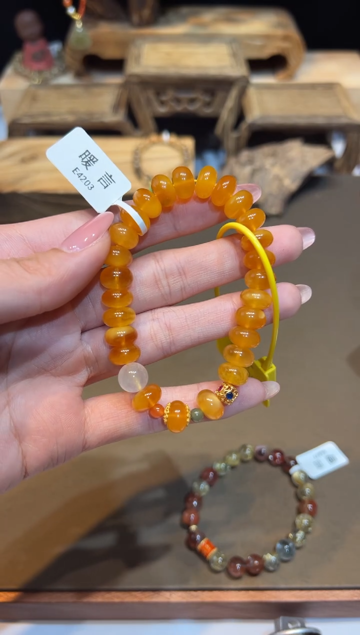 未镶嵌琥珀手饰手饰@@E4203