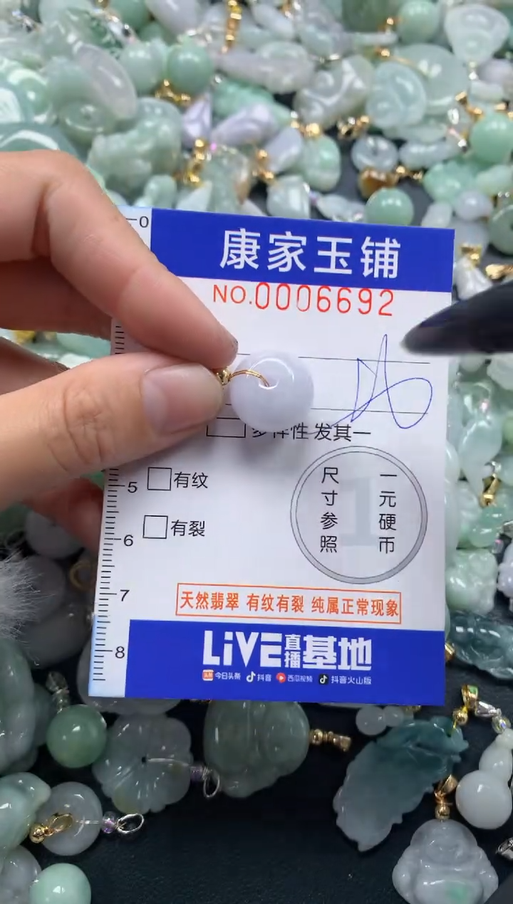 颈饰未镶嵌翡翠6692