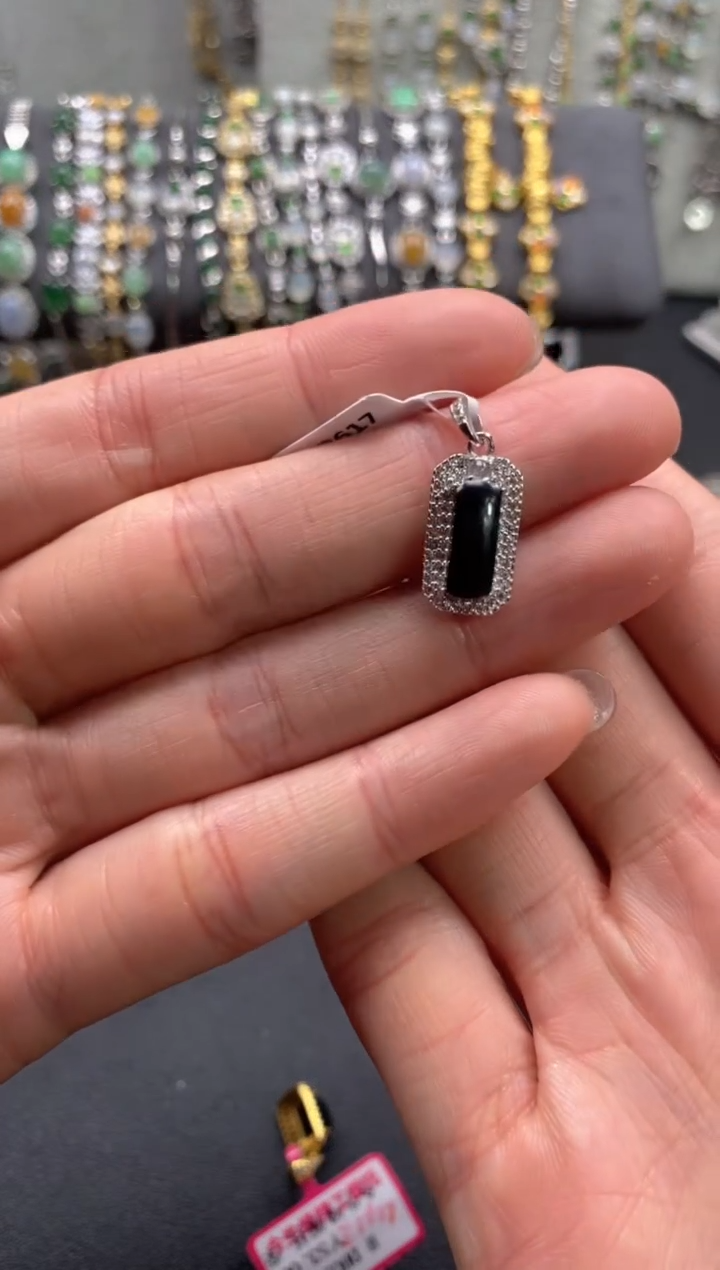 【闪购商品】翡翠戒指银S925镶嵌11111--1