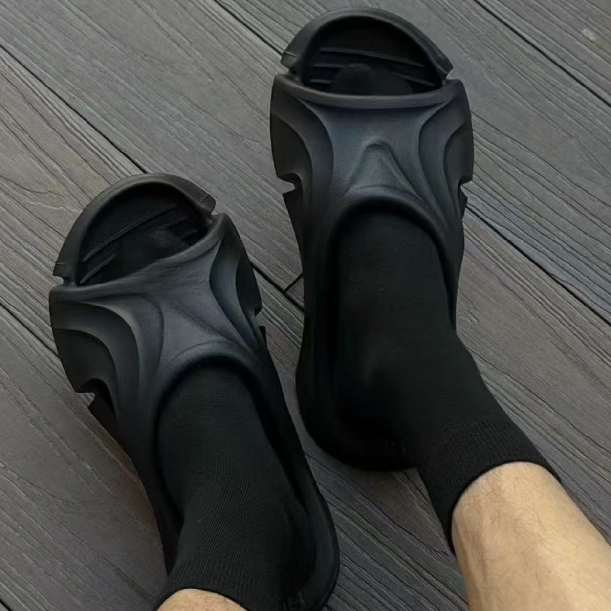 25越制男女款施家风高街舒适春夏款拖鞋