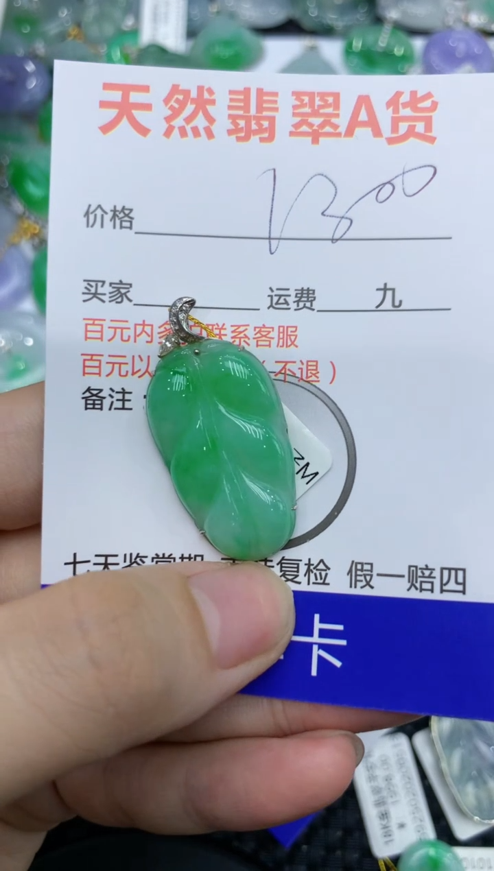 【闪购商品】翡翠颈饰18K金镶嵌111111111111