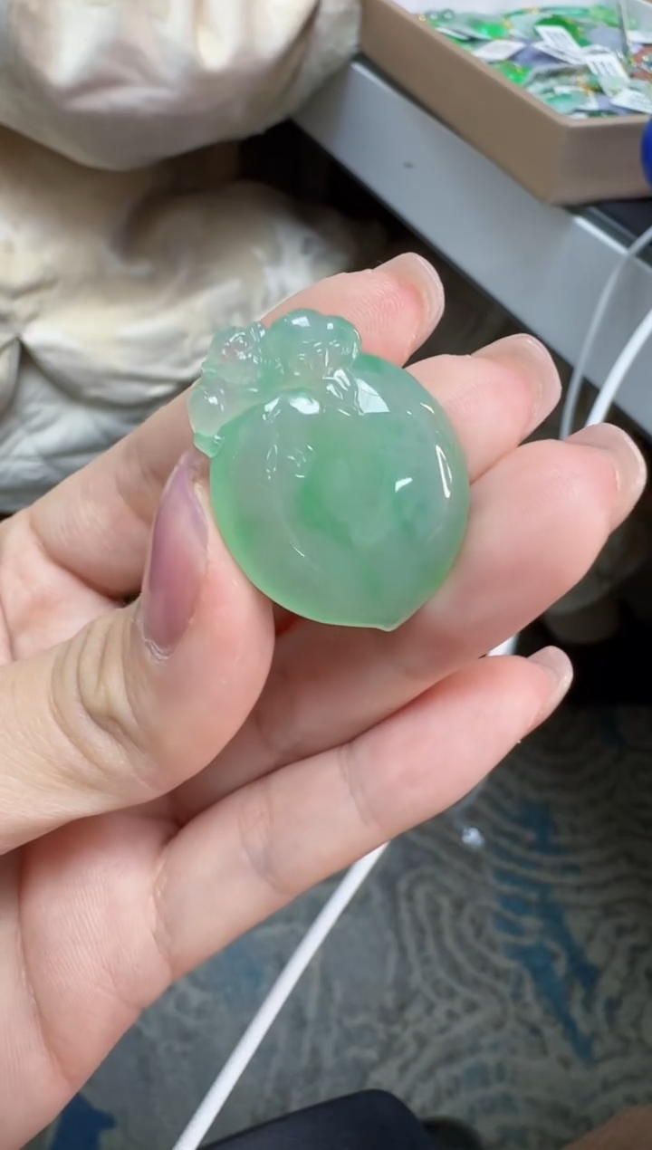 【闪购商品】翡翠颈饰未镶嵌缅甸翡翠A货挂件