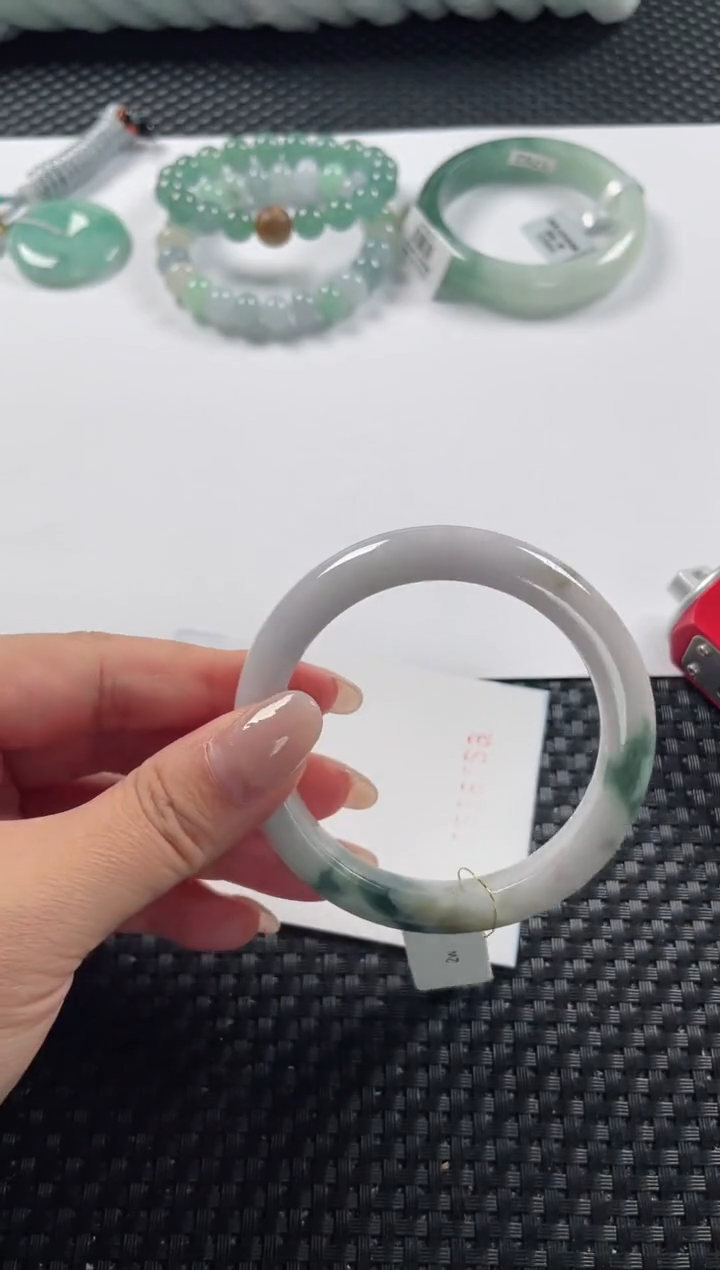 未镶嵌手镯翡翠基地发货H 0867 55+