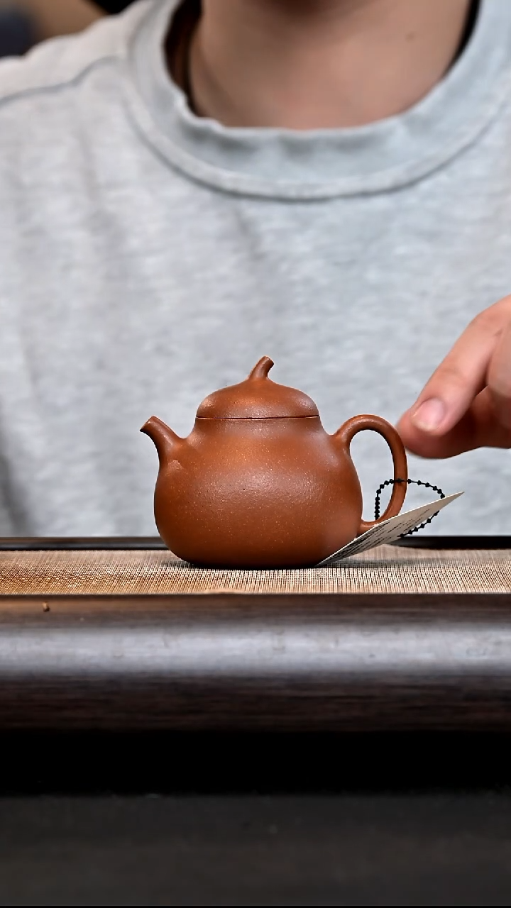 【闪购商品】紫砂茶杯XH12275 茄段 降坡