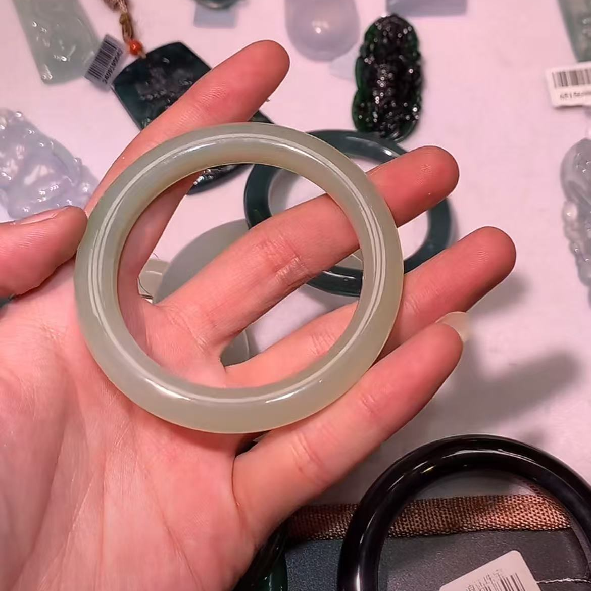 和田玉手镯*2908/00031/多样性发/1件