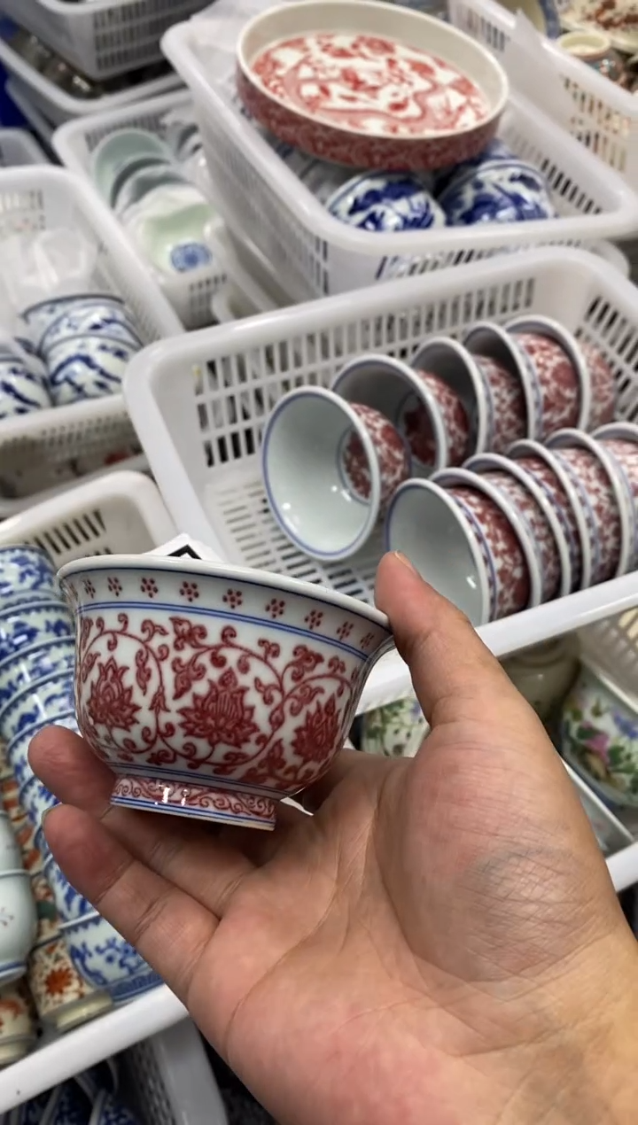 陶瓷景德陶瓷茶具容量约100