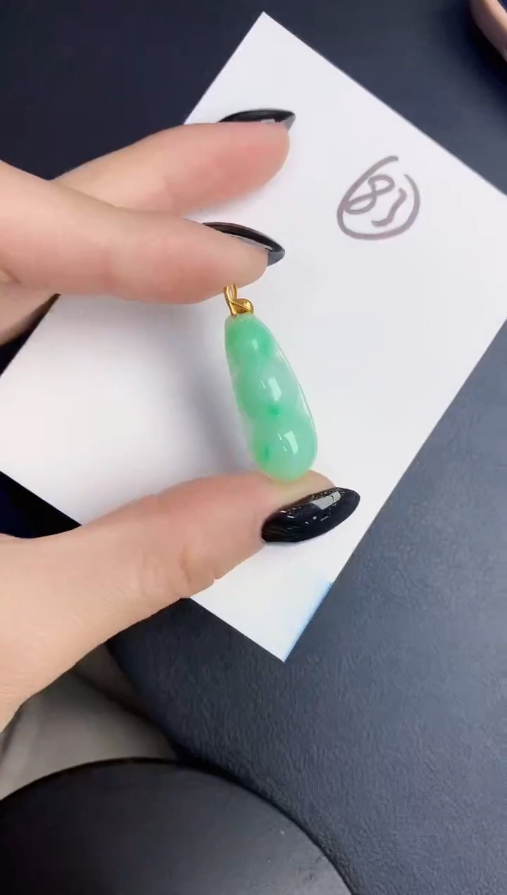 【闪购商品】翡翠颈饰18K金镶嵌00000000000