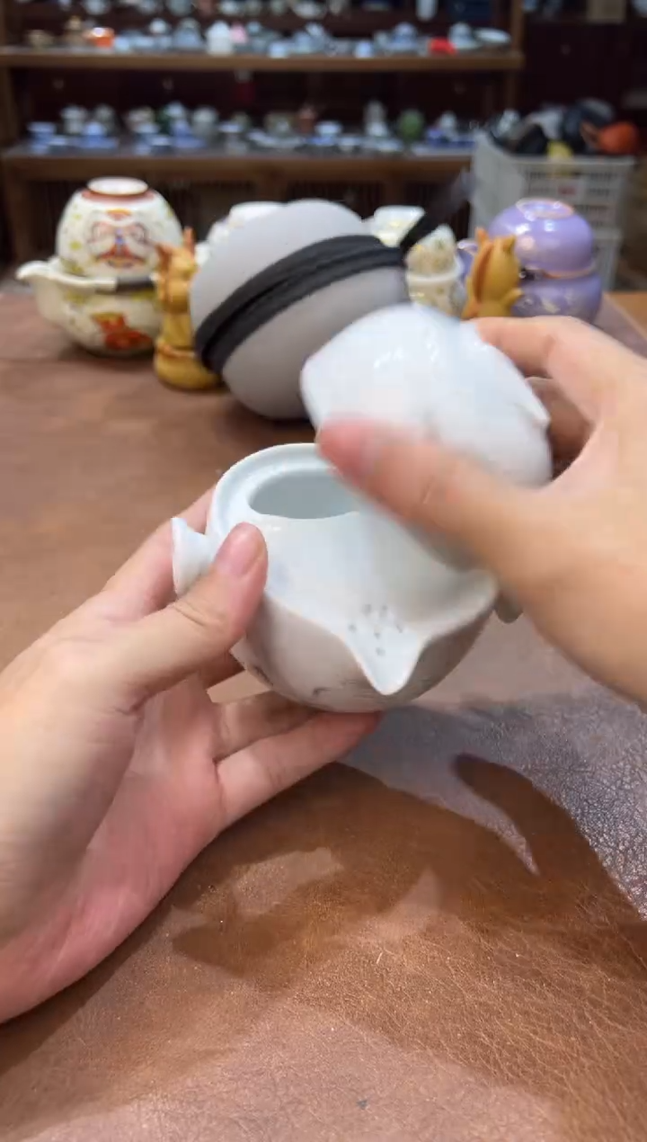 真的很便宜会开片的旅行茶具