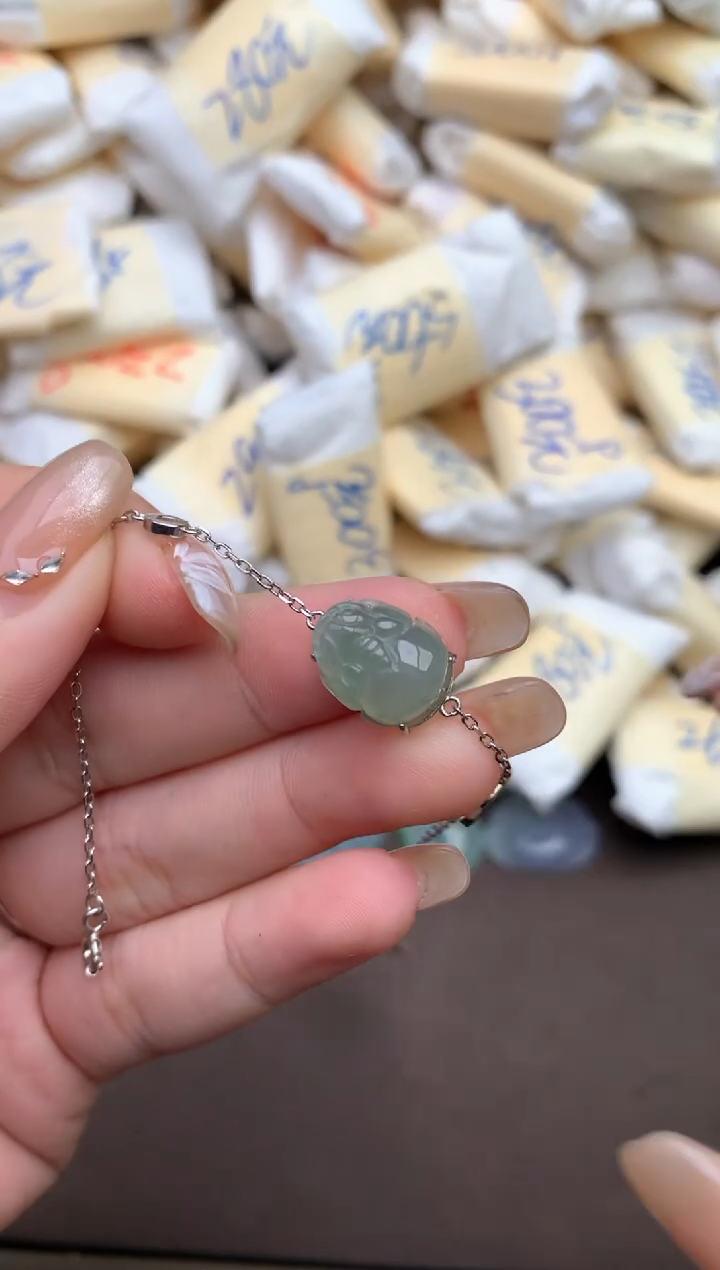 【闪购商品】翡翠手链银S925镶嵌—