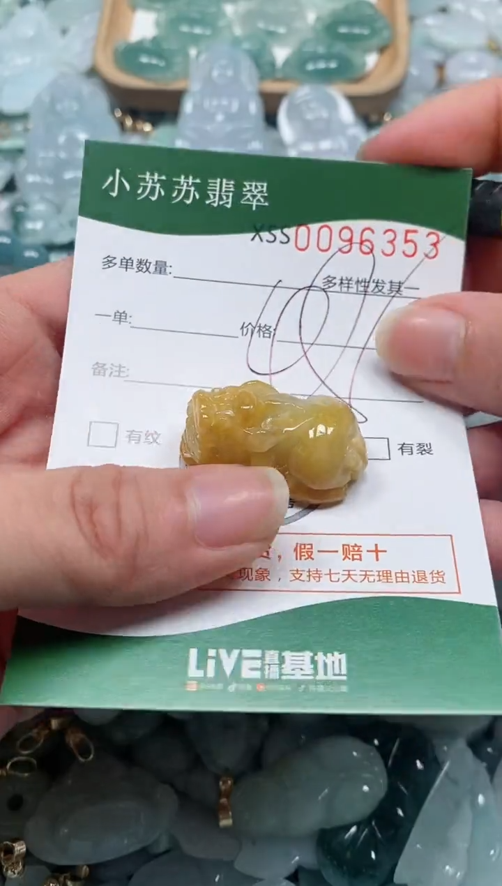 【闪购商品】翡翠颈饰未镶嵌闪购商品0096353