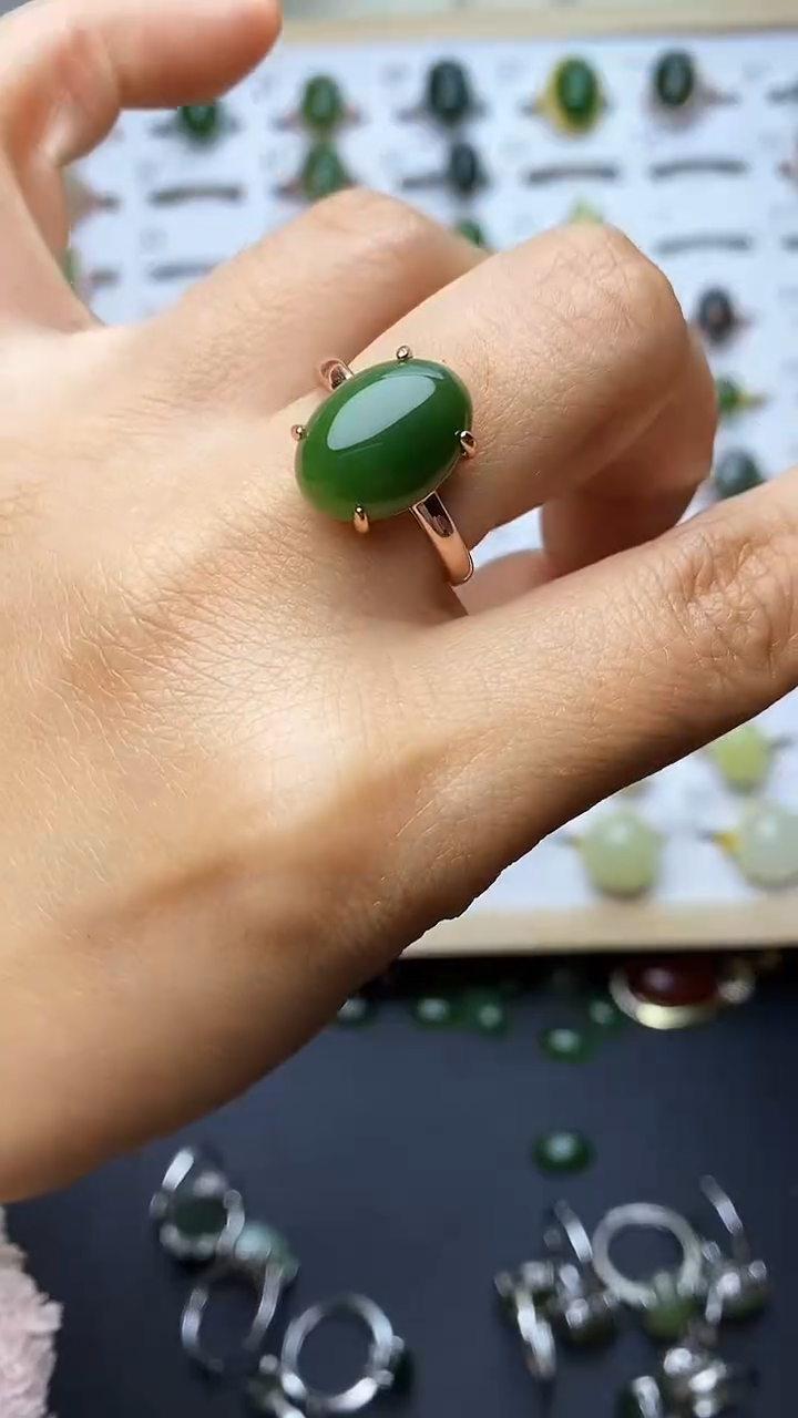 【闪购商品】和田玉戒指未镶嵌1