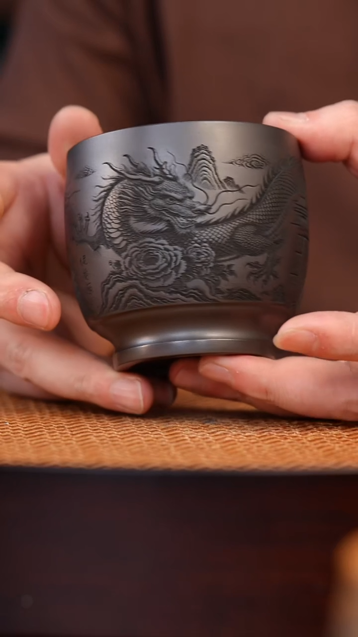 茶杯紫砂宜兴全手工紫砂杯