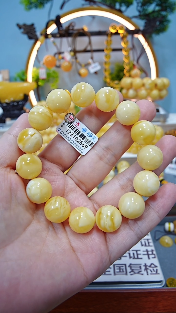 未镶嵌蜜蜡手串*******15