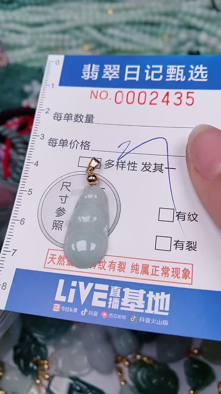 【闪购商品】翡翠颈饰未镶嵌00002435