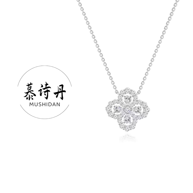 钛钢项链  森系ins轻奢锁骨项链