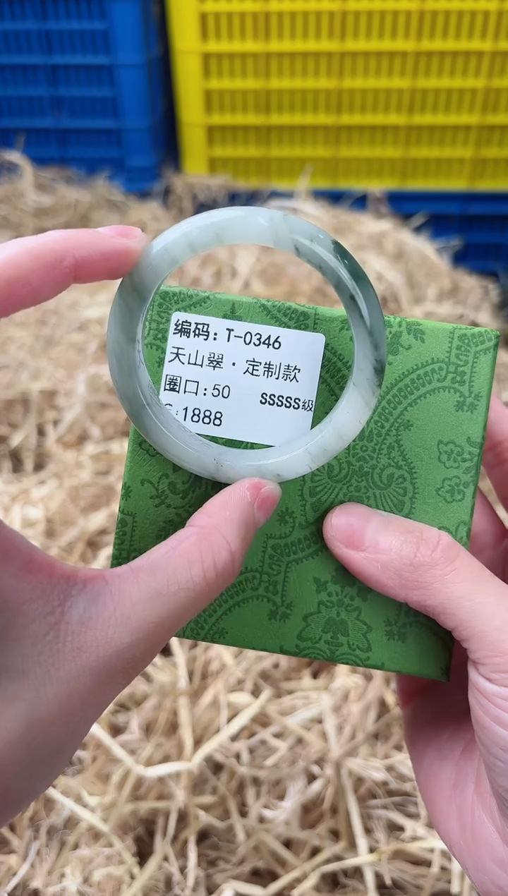未镶嵌手镯石英质玉T-0346