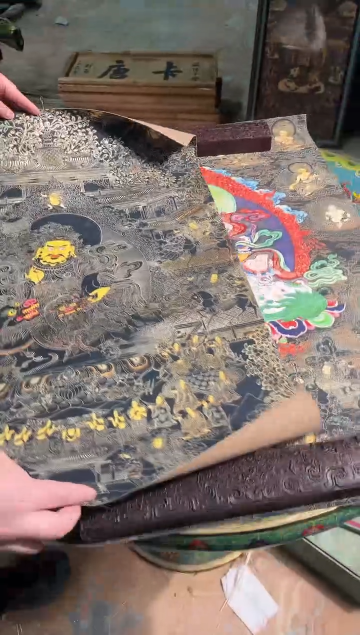 卷轴画卷轴画旭旭的唐卡