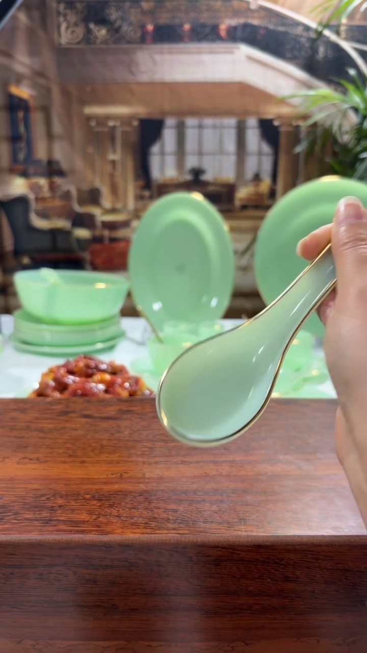 【闪购商品】...小汤勺玉瓷5个  【贝美】