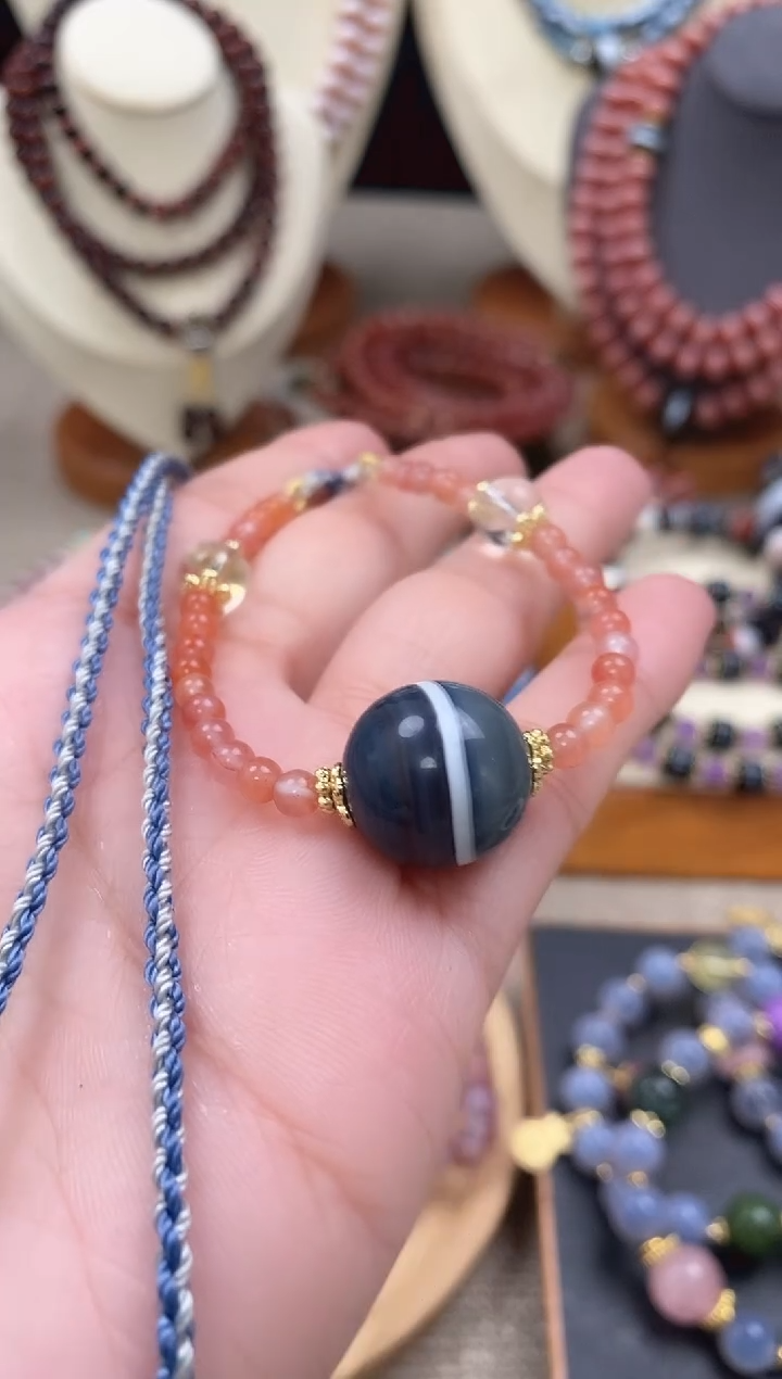 【闪购商品】玛瑙/玉髓项链未镶嵌项链