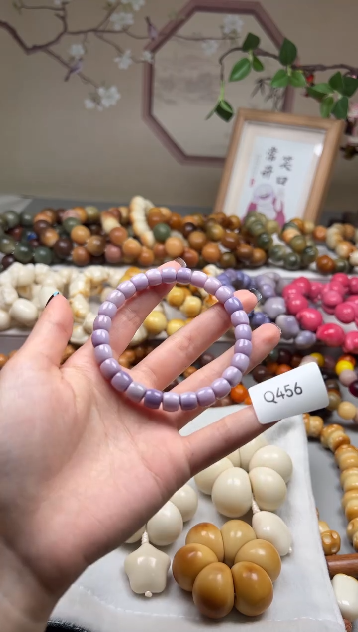 手串菩提根/象牙果s****dQ456牙果直切珠8mm一串通货