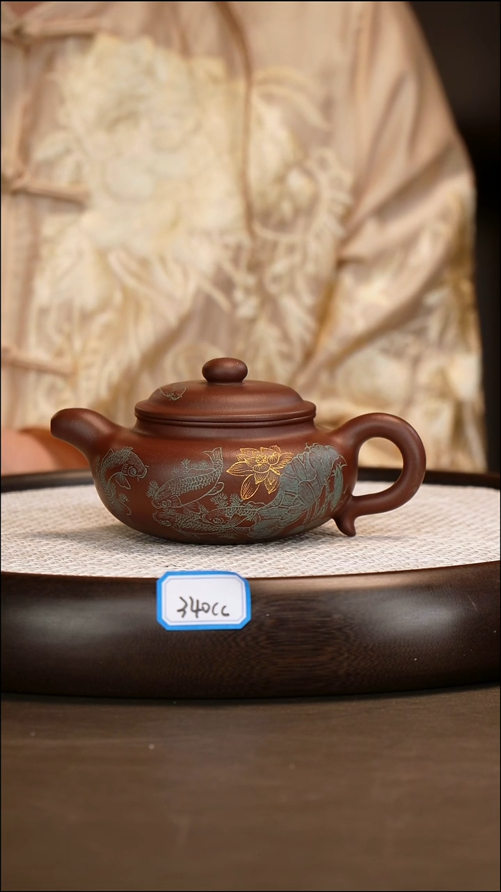 茶壶紫砂【赵克南】紫泥 仿古 340cc