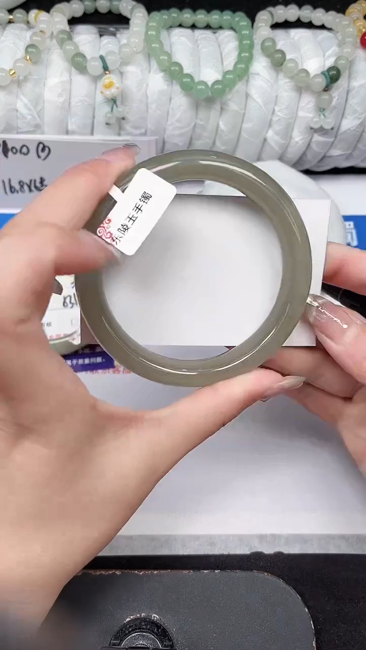 未镶嵌手镯石英质玉176-63/64